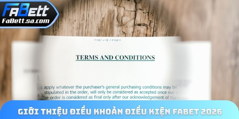 Giới thiệu điều khoản điều kiện Fabet 2026